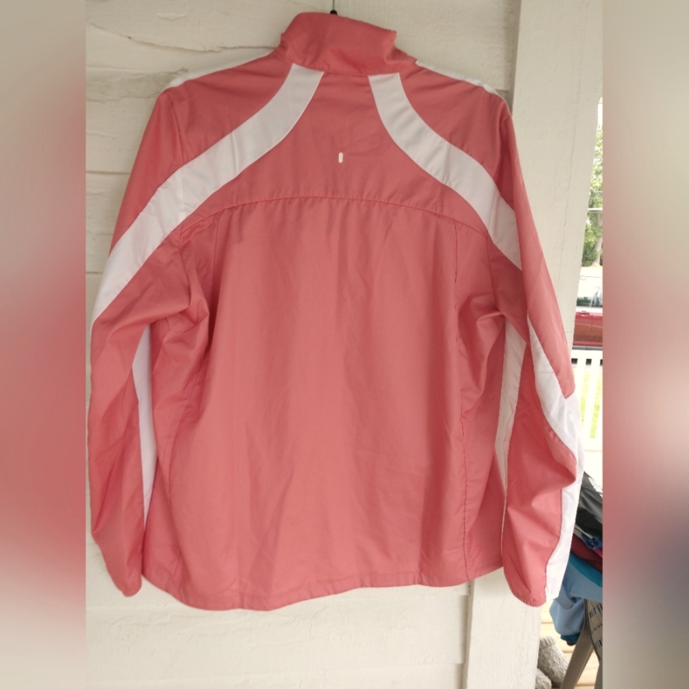 Adidas Marathon Running Jacket Hazy Rose Water Repellent Reflective Size XL - Picture 2 of 16